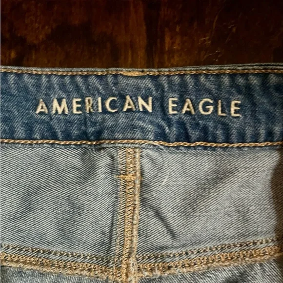 American Eagle Outfitters Classic Blue Distressed Denim - Size 16 - Picture 4 of 6